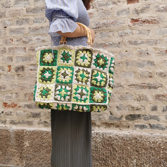 Women's European And American Popular Bamboo Handbag